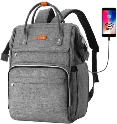 Produktbild von Laptop-Rucksack, wasserdicht – Anti-Diebstahl-Rucksack – Schulrucksack – Große Kapazität – Für 15,6-Zoll-Laptops – 5 Fächer