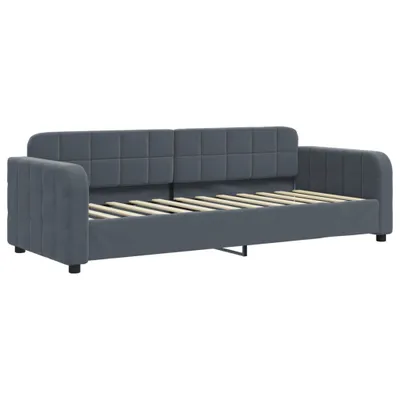 Zdjęcie produktu dla VidaXL 354052, sofa rozkładana, Szary, Pianka, Metal, Poliester, Drewno, 2230 mm, 910 mm