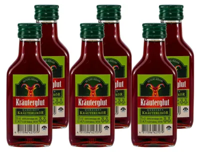 Produktbild von Kräuterglut Kräuterlikör (12 x 0,1L)