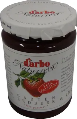 Produktbild von Darbo Garten Erdbeeren Konfitüre Naturrein fein passiert 450g
