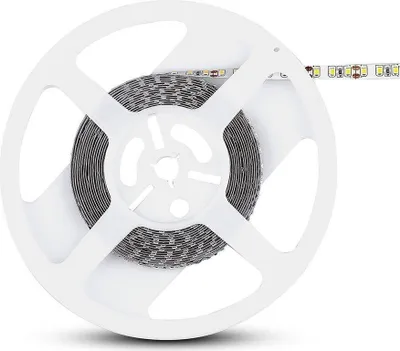 Immagine prodotto di V-TAC VT-3528 Striscia 600LED 8W/M strip led 5Mt 120LED/m 12v luce bianco freddo 6500k IP20 sku 212002