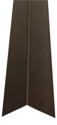 Produktbild von Schlögel Winkel Ral8014 Sepiabraun 1mm Alu Blechwinkel Kantwinkel - 1mm 1000mm 25x25mm 90 Grad