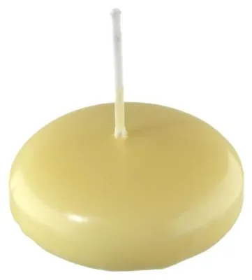Produktbild von Schwimmkerzen Grapefruit Gelb 24 x Ø 60 mm, 20 Stück