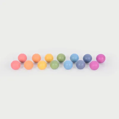 Zdjęcie produktu dla Tickit Rainbow Wooden Balls, 0,8 lat(a), Drewno, Wielobarwny