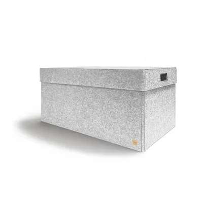 Produktbild von Aufbewahrungsbox CLASSIC Filz 75 x 48 x 36 cm mit Deckel in hellgrau meliert