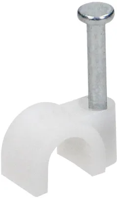 Produktbild von Famanu Kabelclips Set 100 Stück – Runde Kabelhalter für Kabelorganisation
