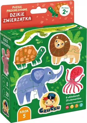 Produktbild von CZUCZU CzuCzu Progressive Puzzle Wildtiere 94171