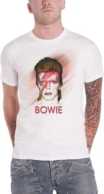 Produktbild von David Bowie - "Bowie Is" T-Shirt für Herren/Damen Uni RO2268 (XXL) (Weiß)