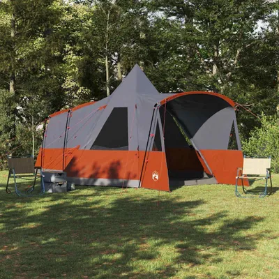 Obrázek produktu pro Rodinný stan pro 8 osob - Stan typu teepee - Pro kempování a outdoorové aktivity - VoděodolnáPolyuretanvrstva - Rozměry: 720 x 465 x 295 cm
