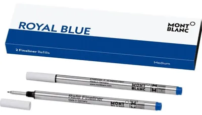 Productafbeelding van MONTBLANC Fineliner vultinten, koningsblauw, 2 stuks