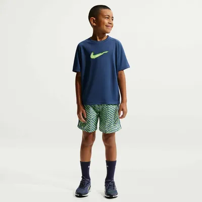 Zdjęcie produktu dla Nike B Nk Df Multi Ss Top Bold Gx Navy/Blue/Orange Navy/Blue/Orange M