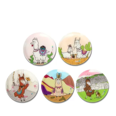 Produktbild von Ergobag Klettie-Set 5tlg. Lamas
