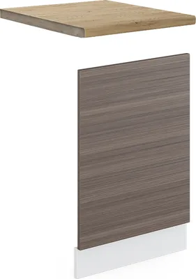 Produktbild von Frontblende Vicco R-Line Edelgrau 45 cm , AP Eiche, Model 45568