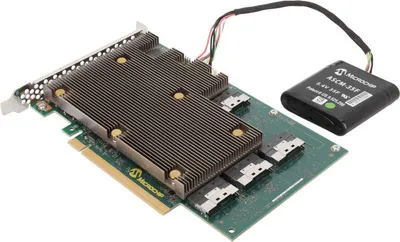 Obrázok produktu pre Microchip Technology SmartRAID 3258Up-32i/e, SAS-4, Serial ATA III, PCI Express x16, 0, 1, 5, 6, 10, 50, 60, 24 Gbit/s, 8000 MB, DDR4