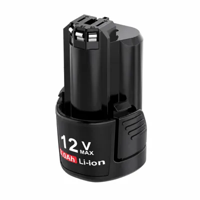 Produktbild von Ersatzakku 12V 3,0Ah Li-Ion kompatibel mit Bosch Professional GBA 12V Akku-System – Werkzeugakku mit LED-Ladeanzeige