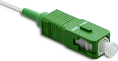 Produktbild von Qoltec Glasfaser-Pigtail SC/APC | Singlemode | 9/125 | G652D | 1,5 m