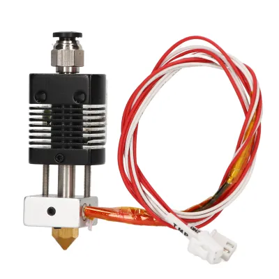 Produktbild von 3D-Drucker-Extruder-Hotend DC24V 40W Heizrohr 0,4 mm Messingdüse Heizblock Aluminium-Drucker-Hotend-Kit für ET4
