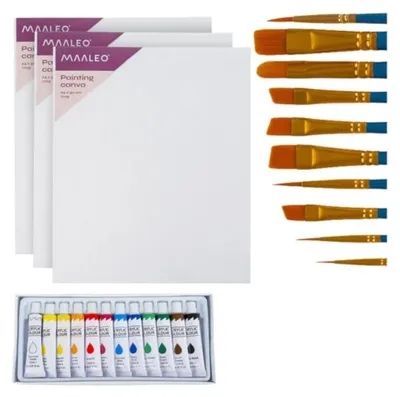 Image de Maaleo 26338 Set de peinture créative 26 pièces