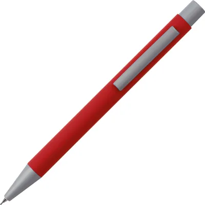 Produktbild von Druckbleistift aus Metall / Farbe: rot