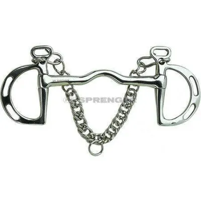 Produktbild von Sprenger Springkandare 16 mm starre Stange mit Zungenfreiheit Edelstahl rostfrei, Größe:135 mm