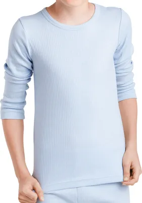 Produktbild von MT Kinder Ski- & Thermohemd - Winter Unterwäsche langarm für Jungen und Mädchen - Ice Blue 158-164