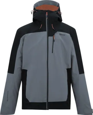 Produktbild von Regatta - "Highton IV" Jacke, wasserfest für Herren RG11510 (XL) (Sturmgrau/Schwarz)