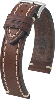 Immagine prodotto di Hirsch Liberty Artisan L - Cinturino in Pelle Chinta di Cavallo Marrone 18 mm