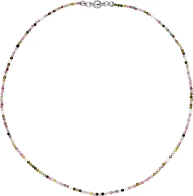 Produktbild von JOBO Halskette Kette mit Süßwasser Perlen und Turmalin 46 cm