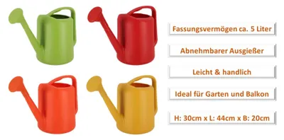 Gießkanne-Kunststoff-orange