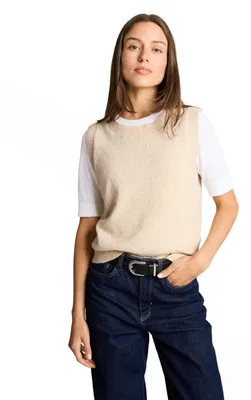 Produktbild von TOM TAILOR Stricktop ohne Ärmel