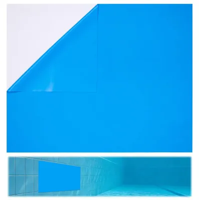 Immagine prodotto di Kit di riparazione autoadesivo in PVC per piscine - 125x85 cm - Blu