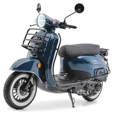Produktbild von Motorroller 50 ccm Burnout Luna Ozeanblau 25 km/h