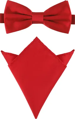 Produktbild von Ladeheid Herren Schmale Fliege & Einstecktuch Set M/P (12cm x 6cm, 22cm x 22cm)
