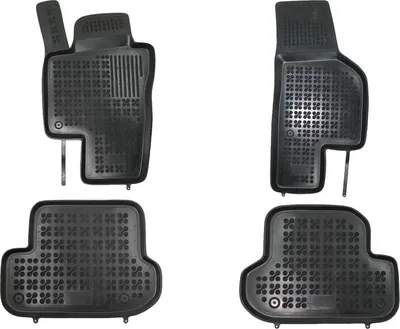 Image de Tapis de sol en caoutchouc noir pour VW Beetle 2011-2018 Bord surélevé Inodore.