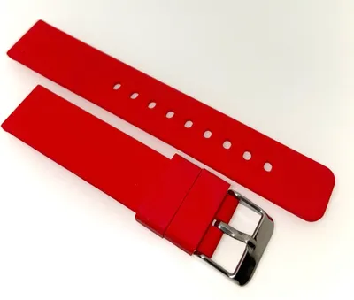Produktbild von Rece Uhrenarmband Bremen rot 22 mm