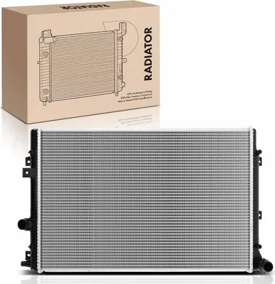 Imagen del producto de Radiador de agua, refrigerador de motor, compatible con VW Tiguan 5N, Sharan 7N1 y Seat, para motores de 2.0L
