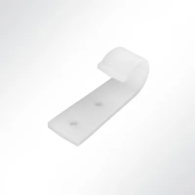 Produktbild von Lysel® Planenhaken Kunststoff offen, (BxL) 22x60mm in Weiß (1 Stück)