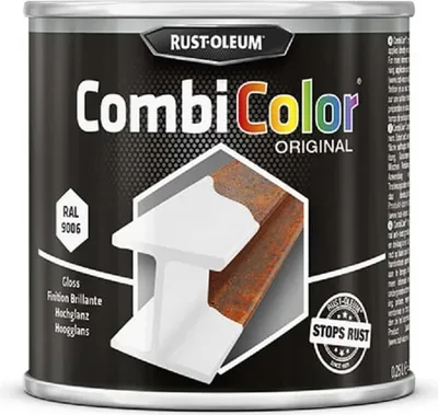 Produktbild von Rust-Oleum CombiColor Original Hochglanz 250ml Weißaluminium Ral 9006