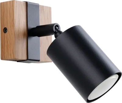 Produktbild von Wandleuchten ZYNELIX 1 schwarz LED 3000K 1xGU10 10W  13x17x8cm Sollux Lighting