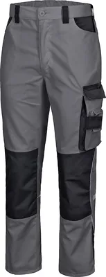 Produktbild von safety & more Arbeitshose EXTREME, grau/schwarz