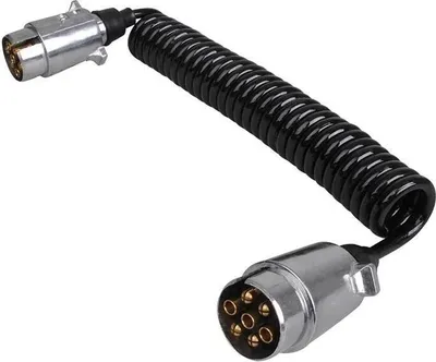 Immagine prodotto di Cavo a spirale 3,5 M con 2x connettori a 7 pin in metallo