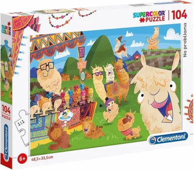Obrázok produktu pre Clementoni No ProbLLAMA, 104 kusov, rozprávky, 6 rok / roky