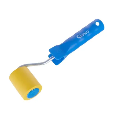 Produktbild von Ø24mm x 5cm Gummi-Andruckwalze Andrückrolle Eckroller Tapeten Nahtroller Kantenroller