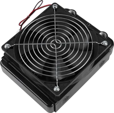 Obrázek produktu pro Chladič vodního chlazení CPU G1/4 závit Heat Row Radiator s ventilátorem 18 trubek (120mm)
