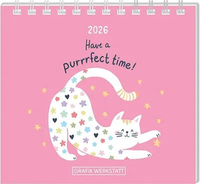 Produktbild von Mini-Kalender 2026 Have a purrrfect time!