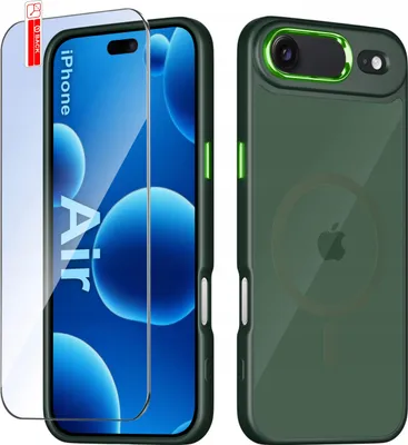 Immagine prodotto di Custodia per iPhone Air CASE per MagSafe OPACA Magnetica PREMIUM + Vetro 9H