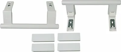 Produktbild von 2x Griff Hebelgriff Kühlschrankgriff Türhandgriff Kühlgerätegriff Stangengriff Türgriff Kühlschrank Kühlautomat Kühlgerät Original Liebherr 9096036 ksdp35 kgt40