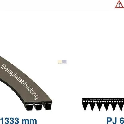 Produktbild von Riemen 1333 PJ 6 für u.a. Miele Matura Lepper Respecta