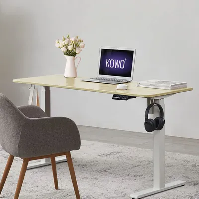 Produktbild von KOWO Höhenverstellbarer Schreibtisch Elektrisch 160×70cm mit Smartem Touchpad und USB-A & C Elektrischer Schreibtisch mit 4 Memory-Steuerung