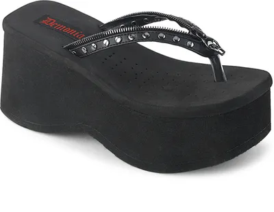 Produktbild von FUNN-33 Damen Sandale von DemoniaCult, Schwarz EU 36, US 6